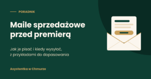 Maile sprzedażowe przed premierą kursu – poradnik z przykładami